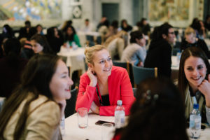 Women attending event
